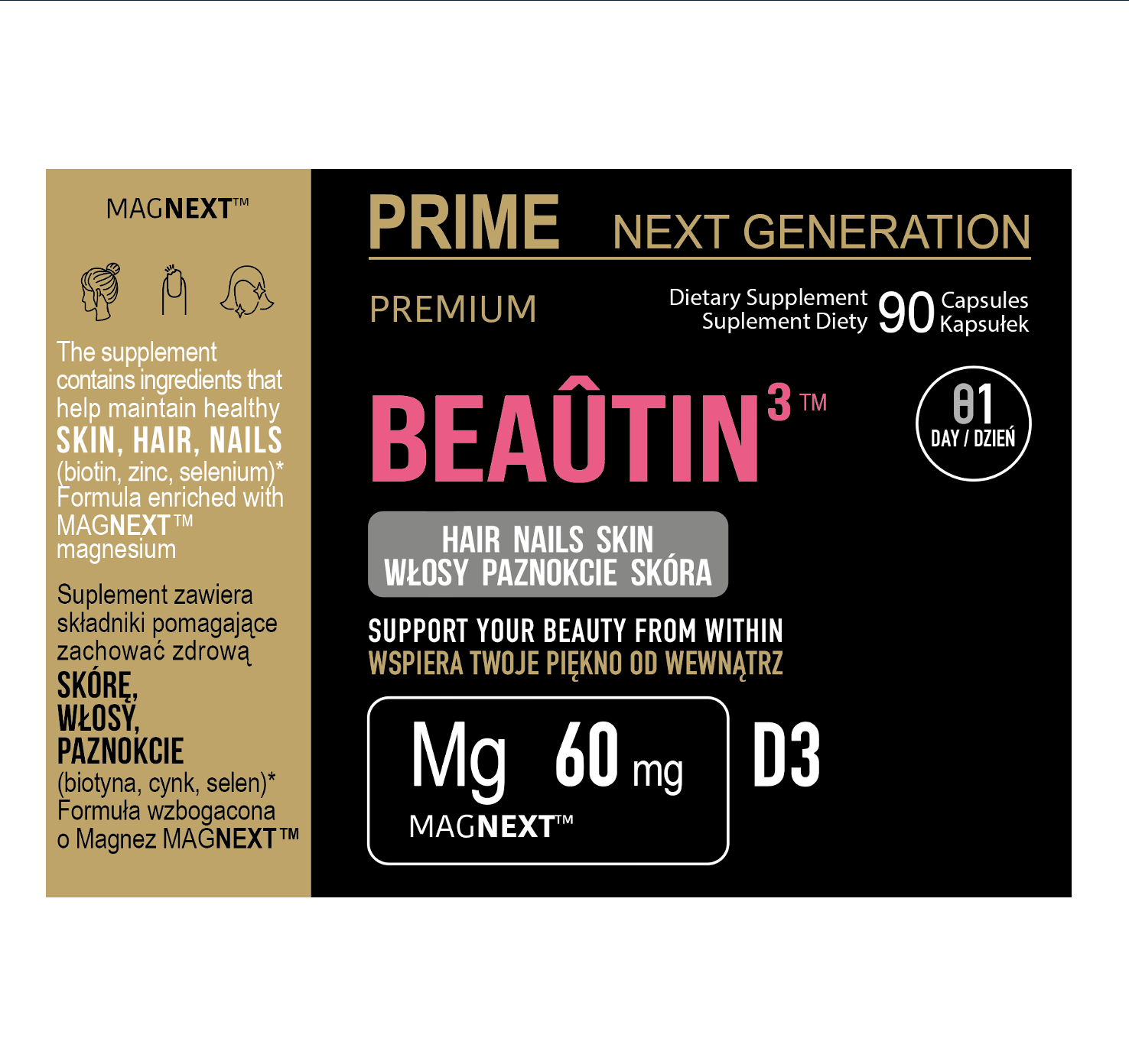 BEAÛTIN³™ | PREMIUM | WŁOSY PAZNOKCIE SKÓRA