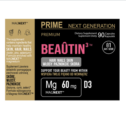 BEAÛTIN³™ | PREMIUM | WŁOSY PAZNOKCIE SKÓRA