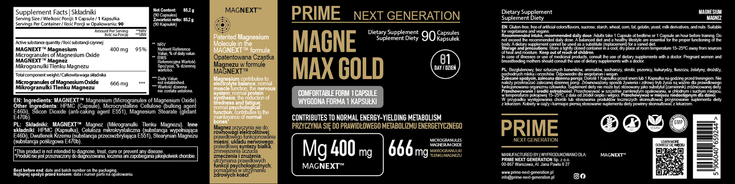 MAGNEZ | MAGNEXT™ | MAGNE MAX GOLD